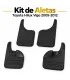 Kit de aletas Toyota Hilux Vigo 2005 2012 juego 4 piezas