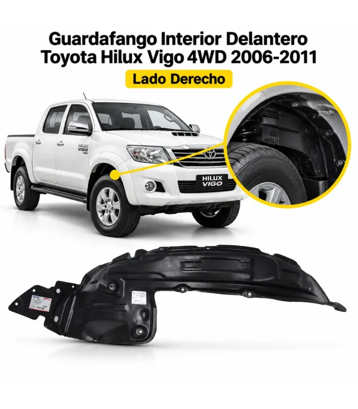 Guardalodo delantero Toyota Hilux Vigo 53806-0K091