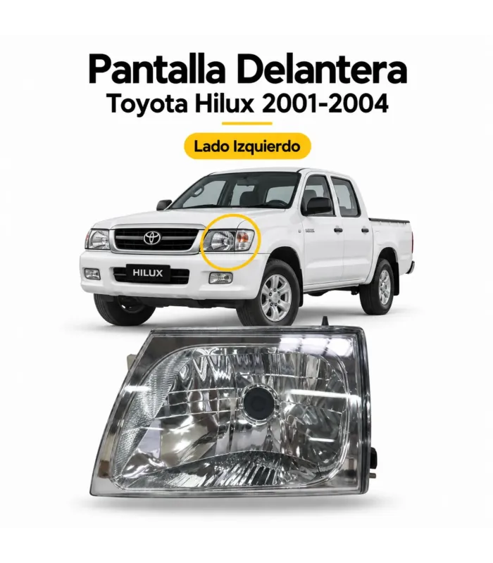Pantalla Delantera Toyota Hilux 2001-2004