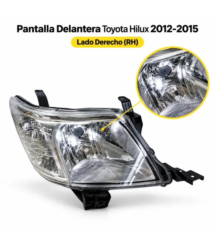 Farol delantero Toyota Hilux Vigo 2012 2015 Auto Fashion
