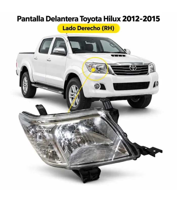 Pantalla Delantera Toyota Hilux Vigo 2012-2015