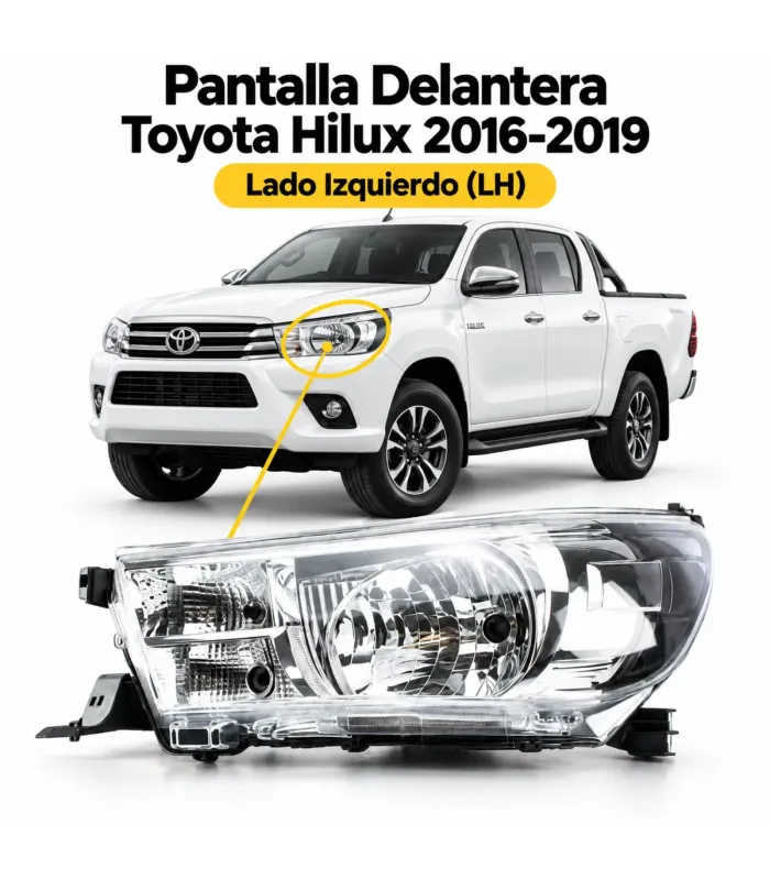 Pantalla Delantera Toyota Hilux Revo 2016-2019