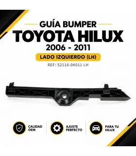 Guía bumper delantero Toyota Hilux Vigo 2006 2011 izquierdo derecho