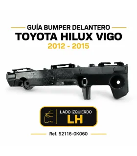 Guía bumper delantero Toyota Hilux Vigo 2012 2015 marca genérica