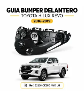 Guía bumper delantero Toyota Hilux Revo 4WD 2016 2019 marca genérica