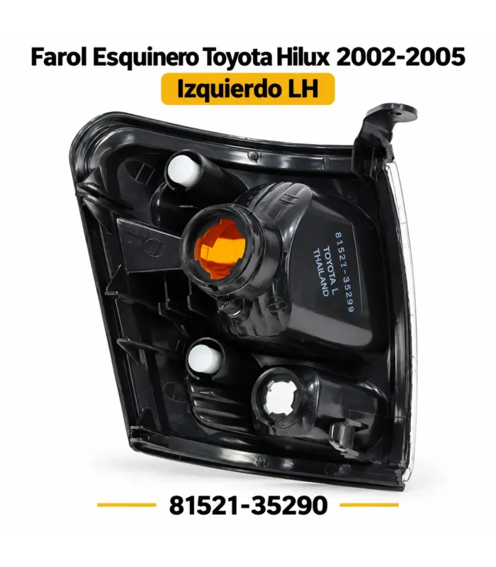 Farol esquinero derecho Toyota Hilux 81511-35290 RH