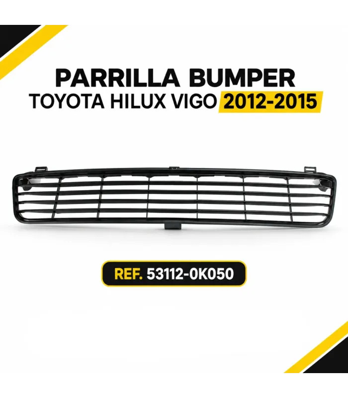 Rejilla inferior bumper delantero Hilux Vigo 53112-0K050