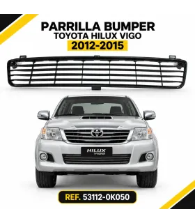 Parrilla bumper delantero Toyota Hilux Vigo 2012 2015 ref 53112-0K050