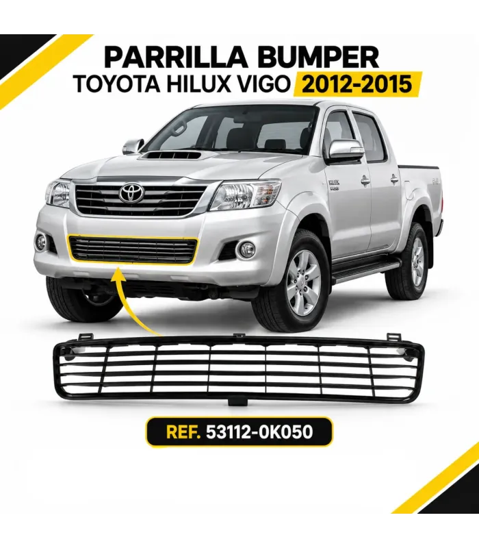 Parrilla inferior bumper Hilux Vigo Auto Fashion