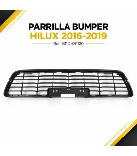 Parrilla bumper delantero Toyota Hilux Revo 2016 2018 ref 53112-0K120