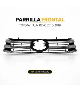 Parrilla frontal Toyota Hilux Revo 2016 2019 ref 53100-0K490