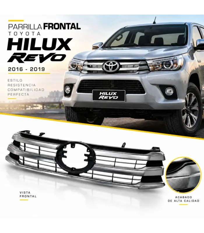 Grille radiator Toyota Hilux Revo 2016 2019 marca genérica