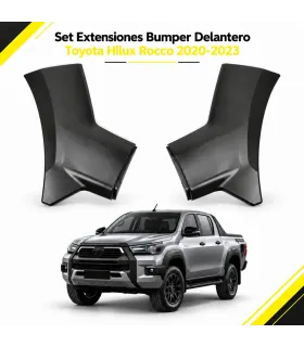 Set extensiones bumper Toyota Hilux Rocco 2020 2023