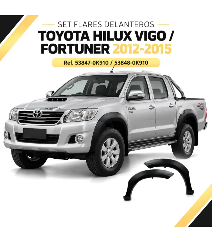 Extensión guardafango derecho Toyota Hilux Fortuner 53847-0K910