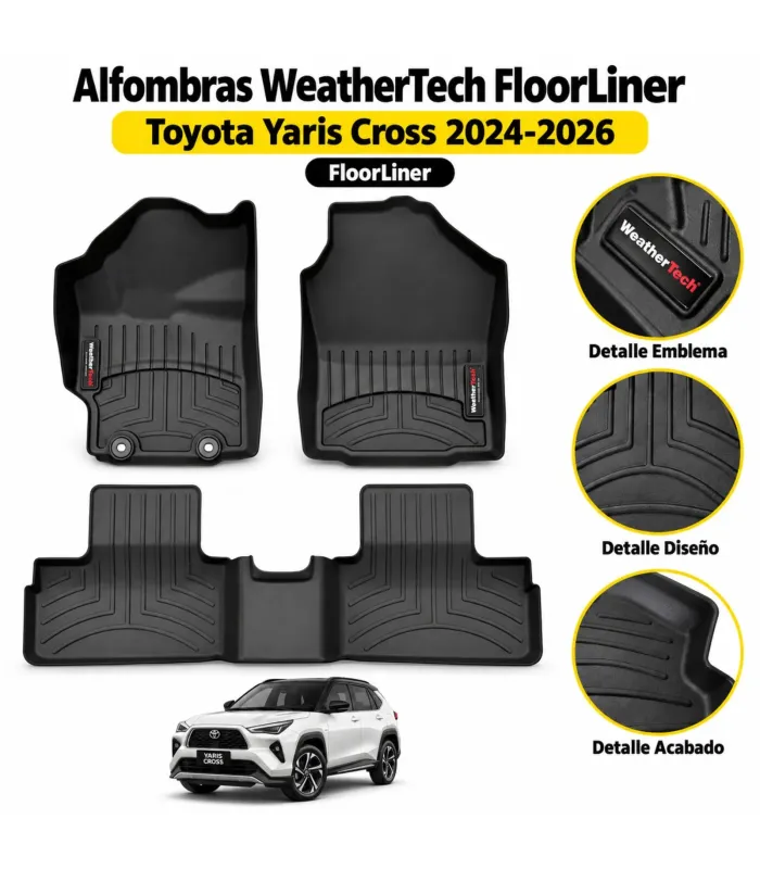 WeatherTech FloorLiner Toyota Yaris Cross 2024-2026 | Auto Fashion