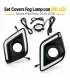 Covers Fog Lamp DRL LED Toyota Hilux Revo 2016-2018 | Auto Fashion