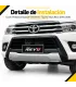 Cover protector bumper delantero Toyota Hilux Revo 2016 2018