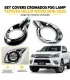 Moldura cromada fog lamp Toyota Hilux Revo ref RVO-15-FGC09