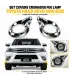 Cover cromado halogeno Toyota Hilux Revo derecho izquierdo