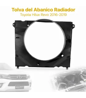 Cover abanico radiador Toyota Hilux Revo 16711-0L140
