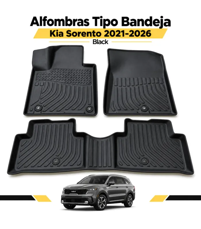 Alfombras Focus Mats Kia Sorento 2021 2026 Black