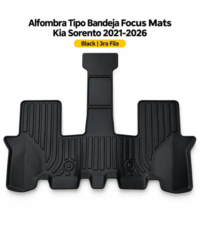 Focus Mats Kia Sorento primera segunda y tercera fila