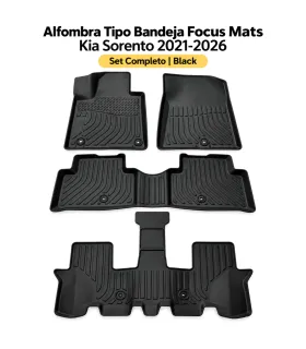 Alfombras Tipo Bandeja Focus Mats Kia Sorento 2021-2026