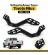 Set bracket bumper trasero Hilux 1998 2004 dos piezas