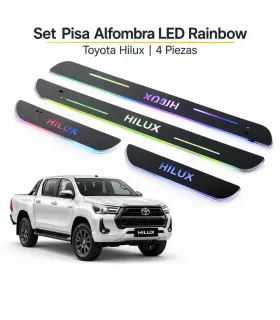 Pisa puertas LED multicolor Toyota Hilux