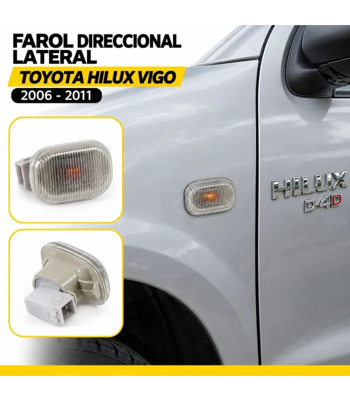 Repetidor lateral guardafango Hilux Vigo 2006 2011