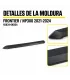 Moldura capó Nissan Frontier referencia 65834 6KG0A