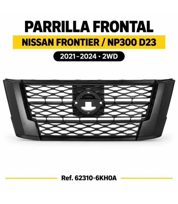 Parrilla negra Nissan Frontier referencia 62310 6KH0A
