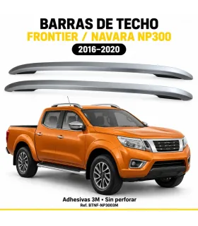 Rack de techo Nissan Frontier Navara adherido con 3M