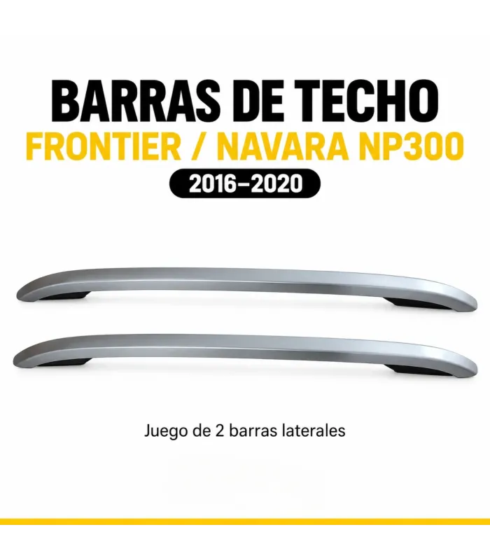 Barras laterales de techo Nissan NP300 sin perforar