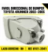 Farol de bumper LH Toyota 4Runner 2003-2005 con mica transparente
