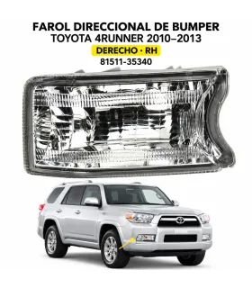Farol direccional derecho RH Toyota 4Runner 2010-2013 referencia 81511-35340