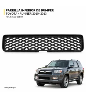 Parrilla central negra de bumper Toyota 4Runner 2010-2013