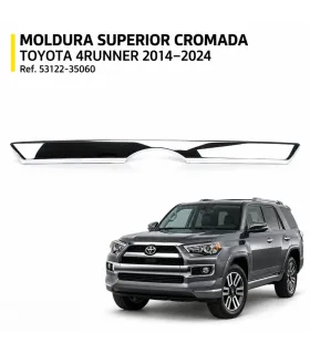 Moldura superior cromada de parrilla Toyota 4Runner 2014-2024 referencia 53122-35060