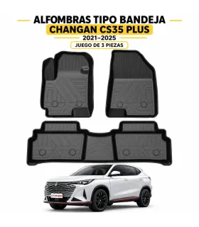 Alfombras delanteras Spartan para Changan CS35 Plus 2021-2025