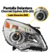 Faro halógeno tipo proyector para Chevrolet Equinox LTZ 2010-2015
