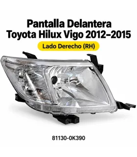 Pantalla delantera derecha Toyota Hilux Vigo 2012-2015 referencia 81130-0K390