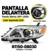 Faros delanteros genéricos halógenos cromados Toyota Sienna 2011-2020