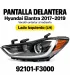 Pantalla izquierda Hyundai Elantra 2017-2018 referencia 92101-F3000