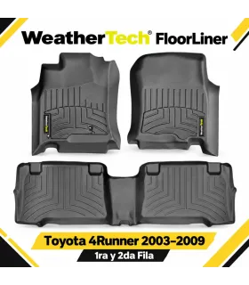 Alfombra trasera WeatherTech segunda fila Toyota 4Runner 2003-2009