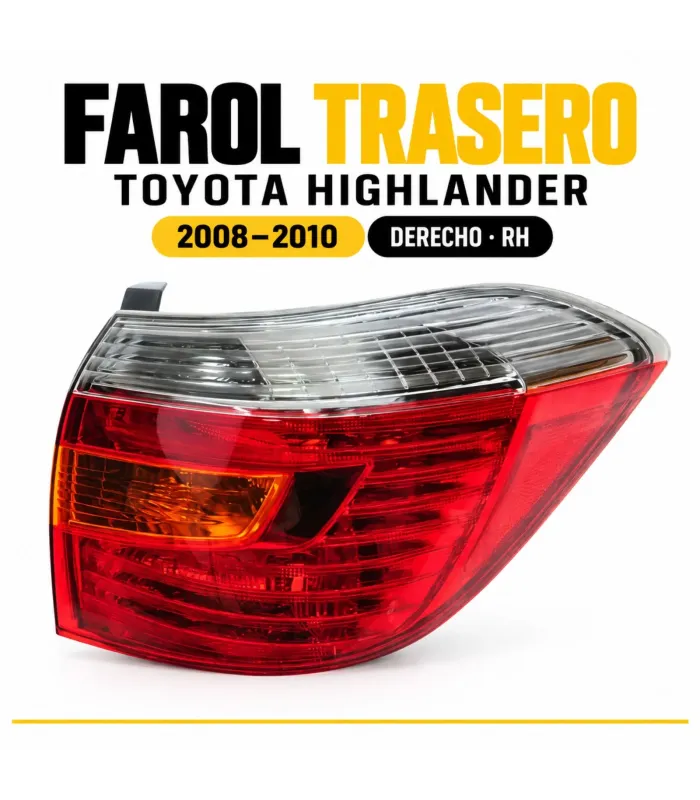 Farol Trasero Toyota Highlander 2008–2010