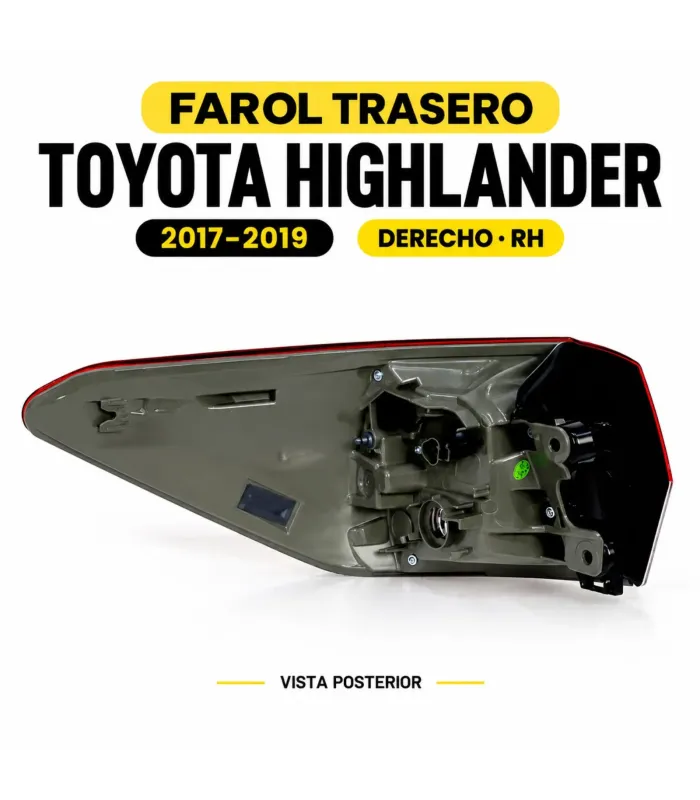 Lámpara trasera Toyota Highlander 2017 2019 RH LH