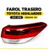 Farol Trasero Toyota Highlander 2017-2019