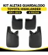 Set 4 chapaletas Toyota Highlander 2011 2013 negras