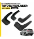 Kit aletas guardalodo Toyota Highlander 2014 2019 4 piezas