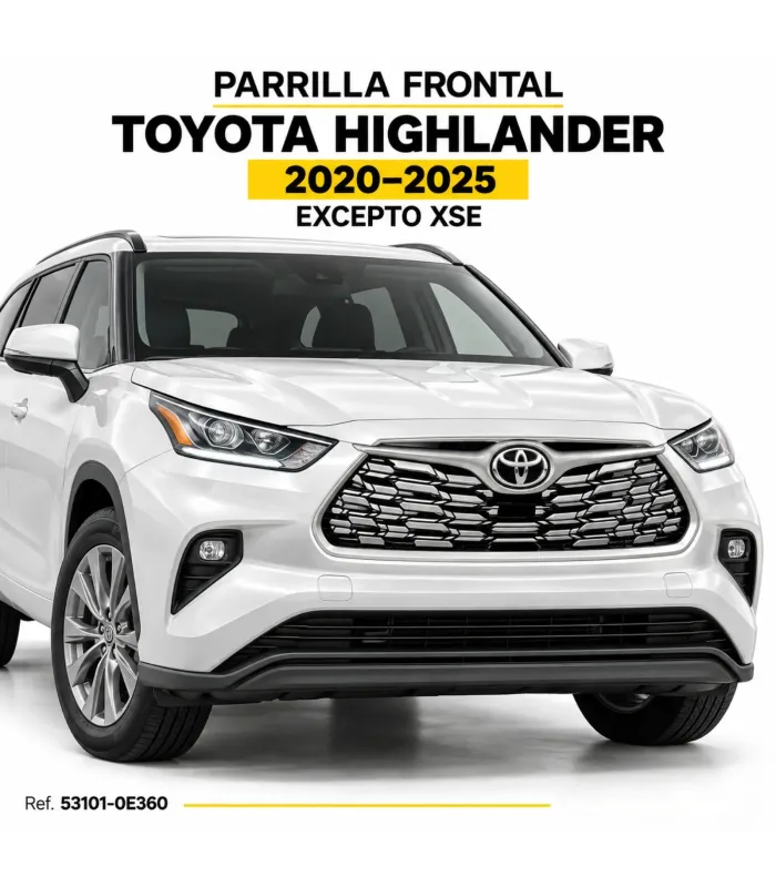 Parrilla Toyota Highlander referencia 53101 0E360